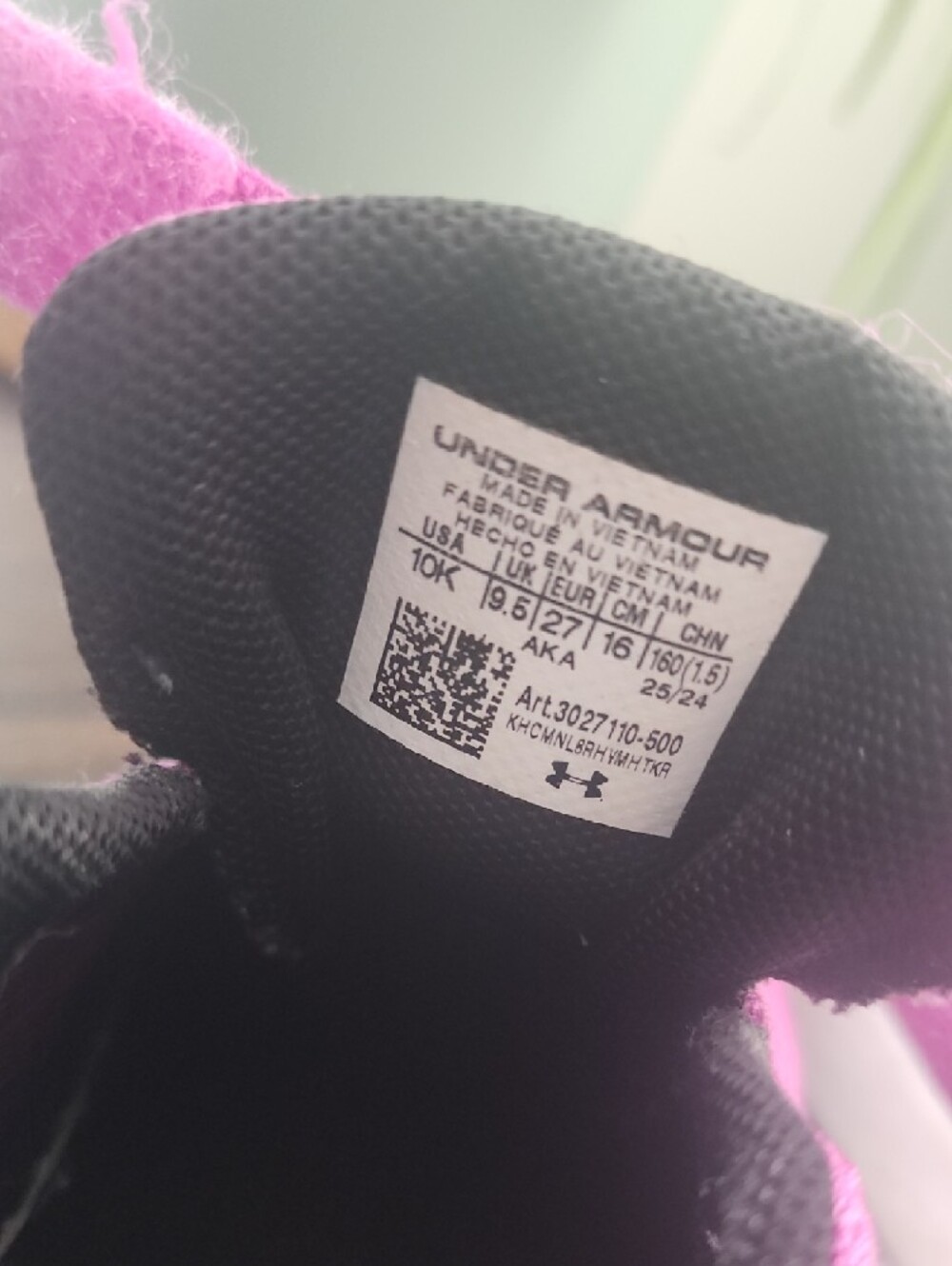 Under Armour Little Kids' Pink Mesh Slip-On Sneakers - Picture 3 of 4